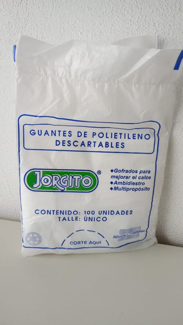 GUANTE POLIETILENO DESCARTABLE